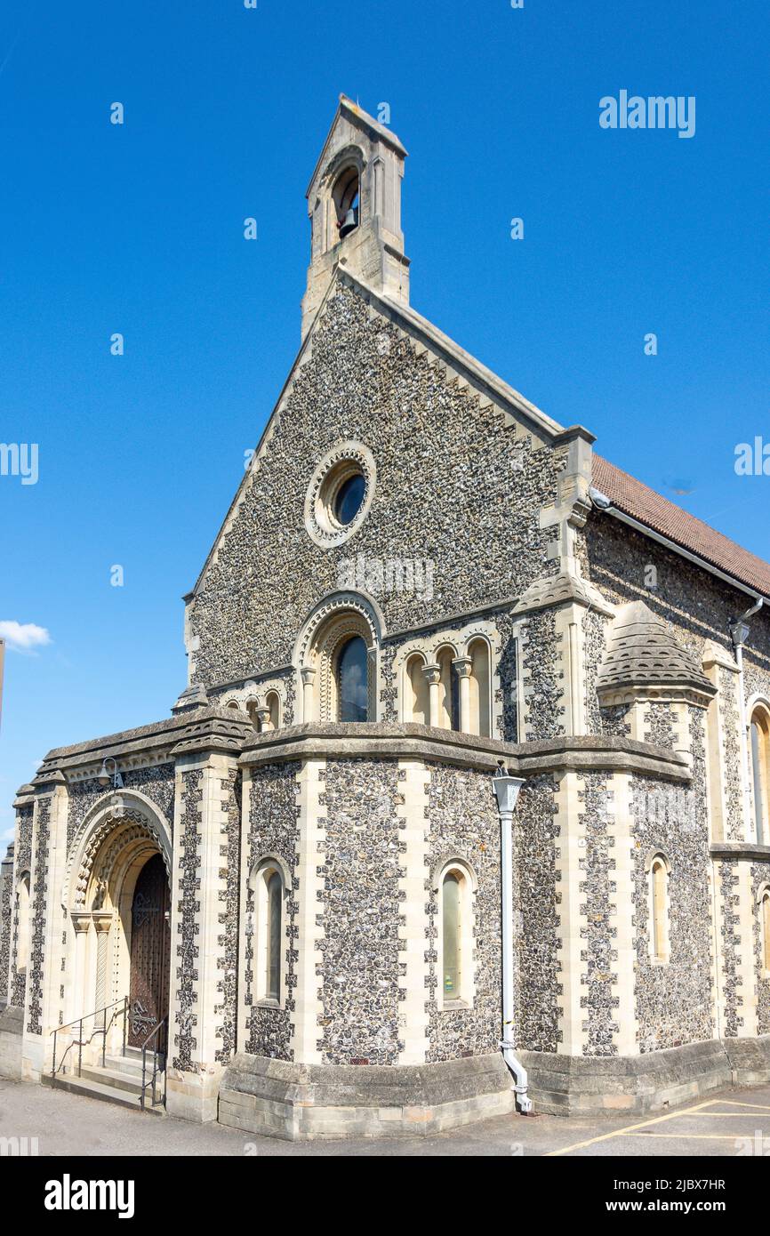 Église catholique romaine St James, Forbury Road, Reading, Berkshire, Angleterre, Royaume-Uni Banque D'Images