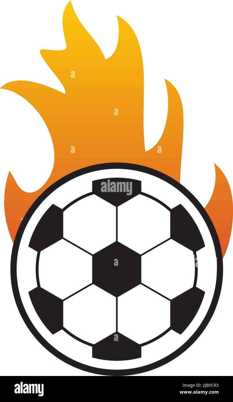 modèle vectoriel avec logo football Illustration de Vecteur
