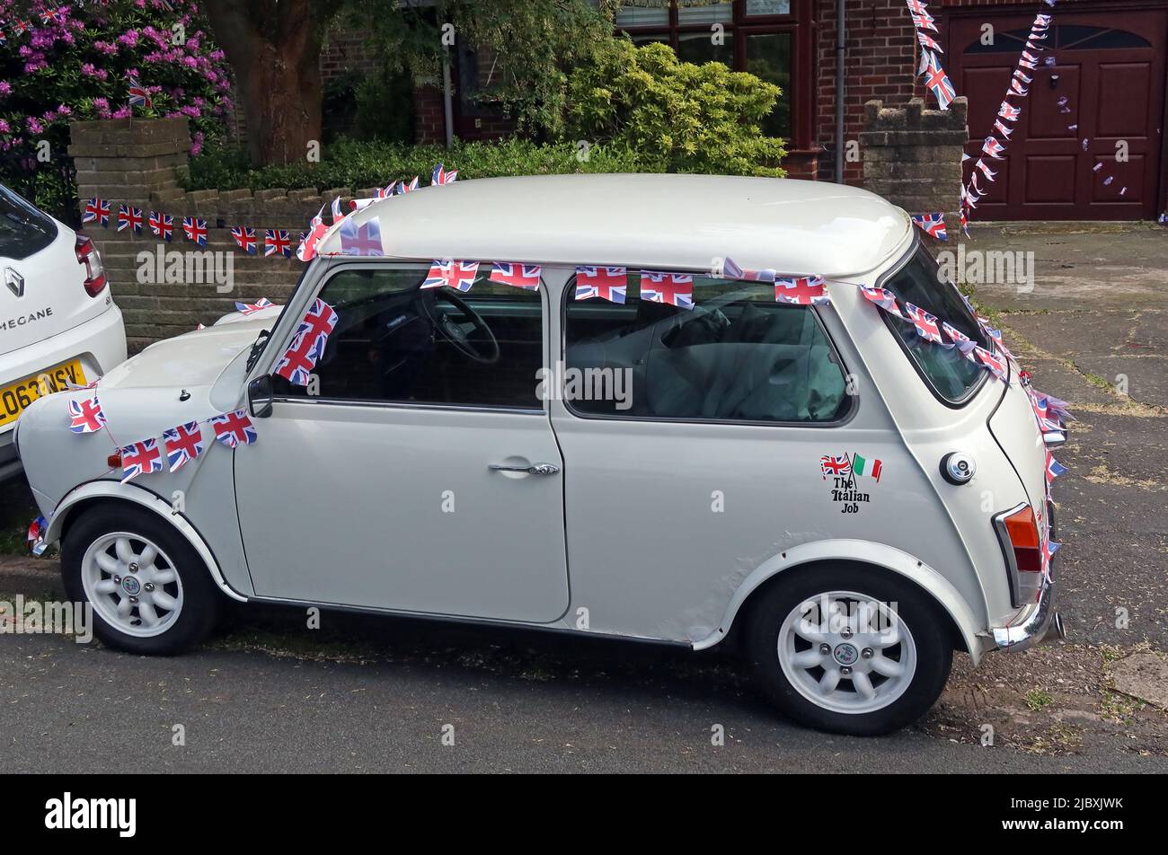 Old style Original BLMC - British Leyland Motor Corporation Ltd, Mini édition italienne Job Banque D'Images