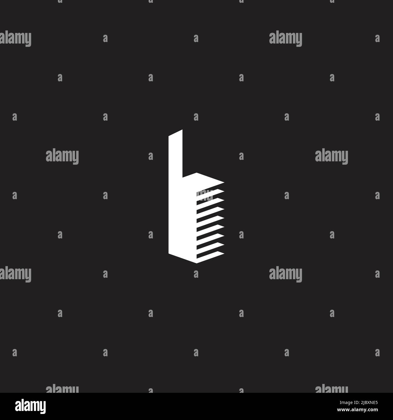 Modèle vectoriel de conception d'icône de logo d'appartement Illustration de Vecteur