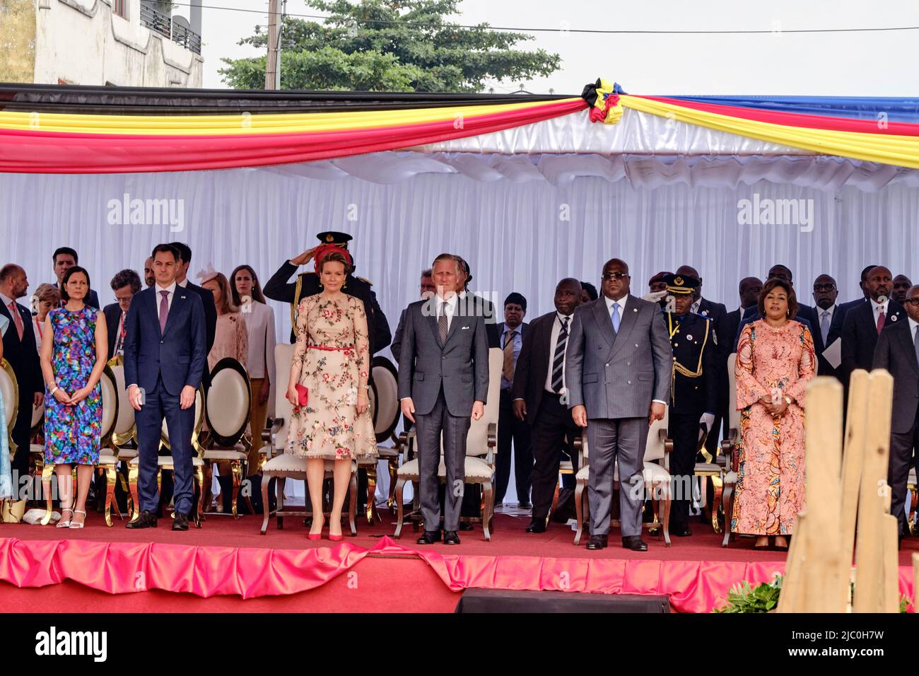 RDC Congo deuxième jour Lady Denise Nyakeru, RDC Congo Président Felix Tshisekedi, La reine