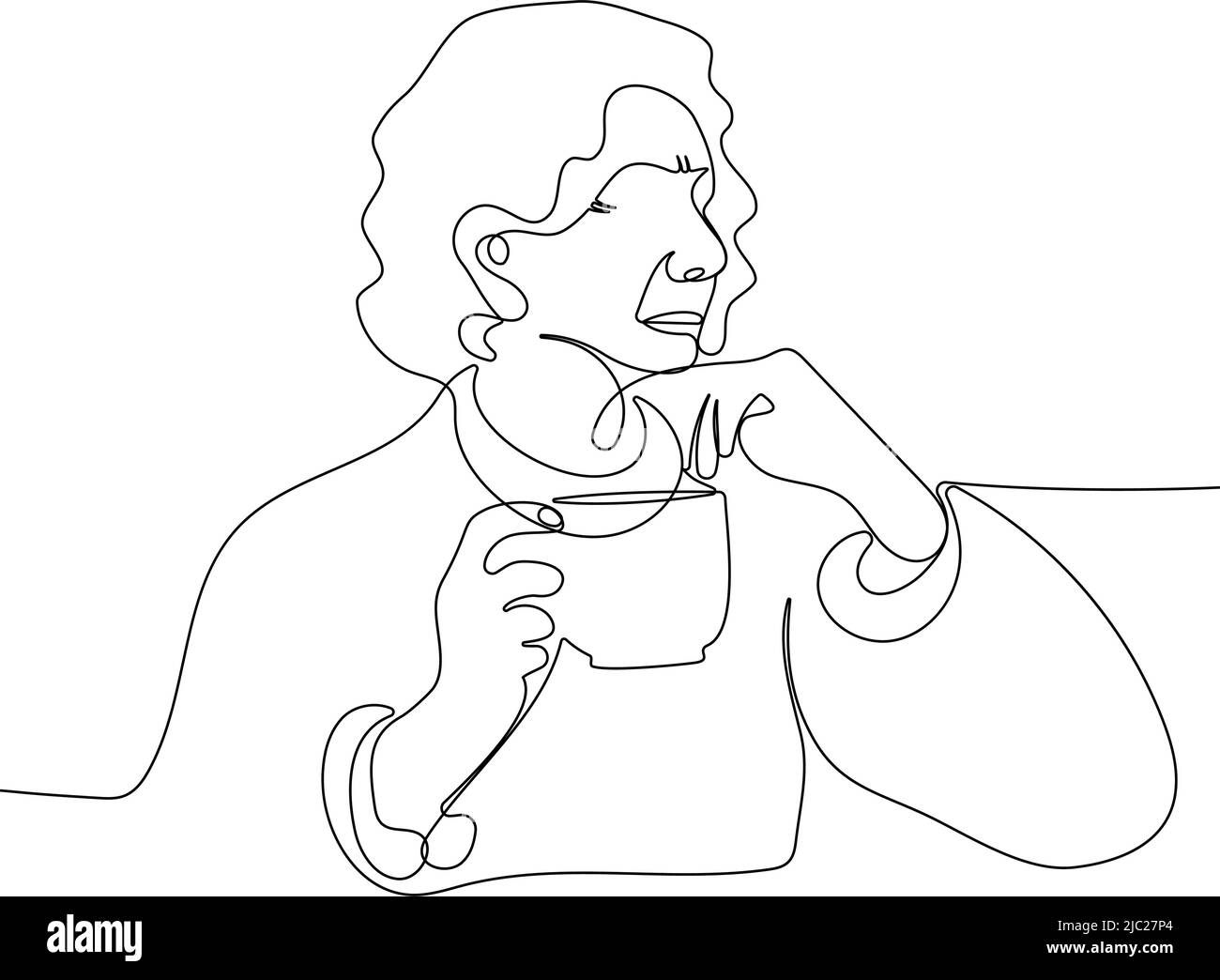 Pose d'une femme en méditation. Temps de relaxation Illustration de Vecteur