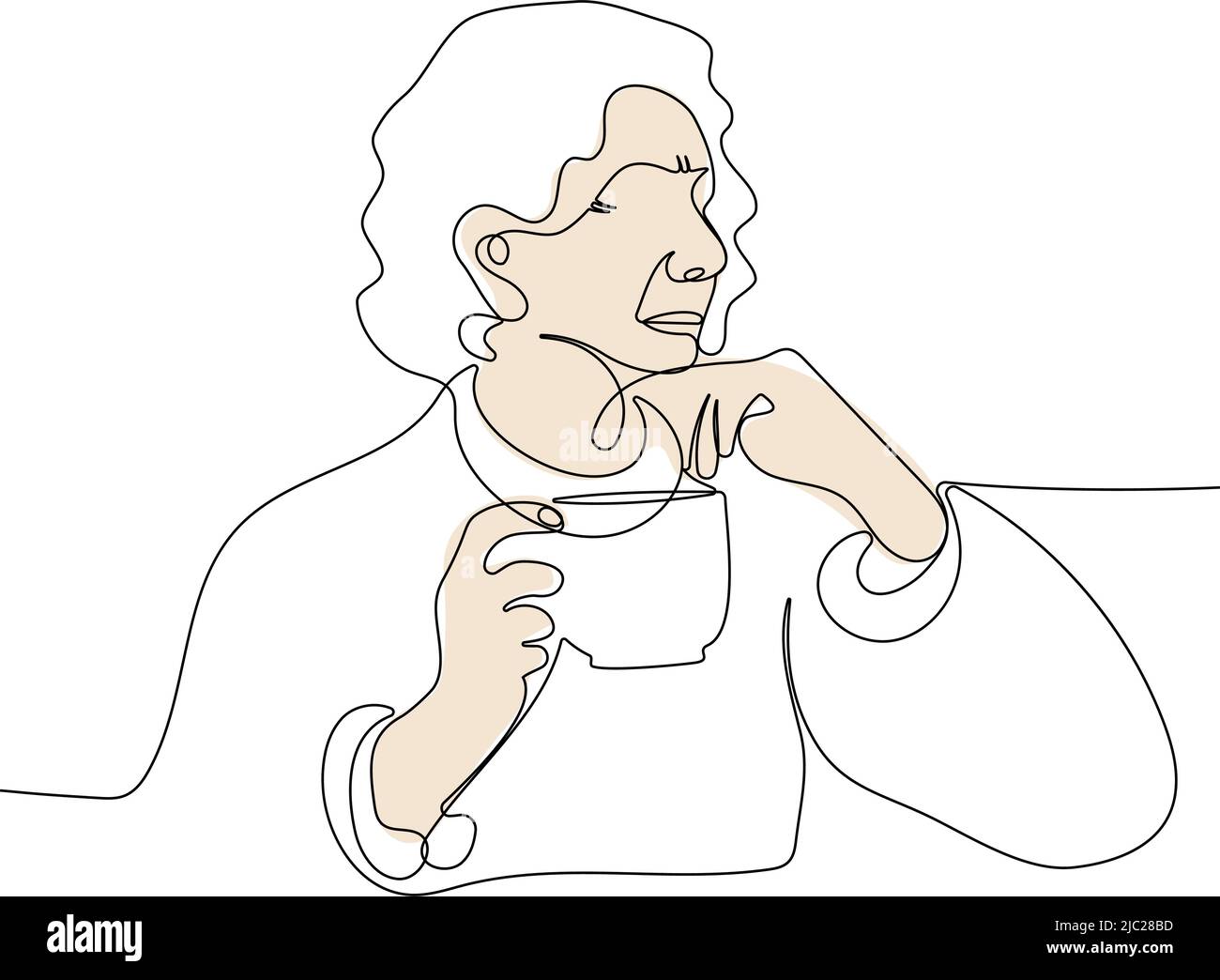 Pose d'une femme en méditation. Temps de relaxation Illustration de Vecteur