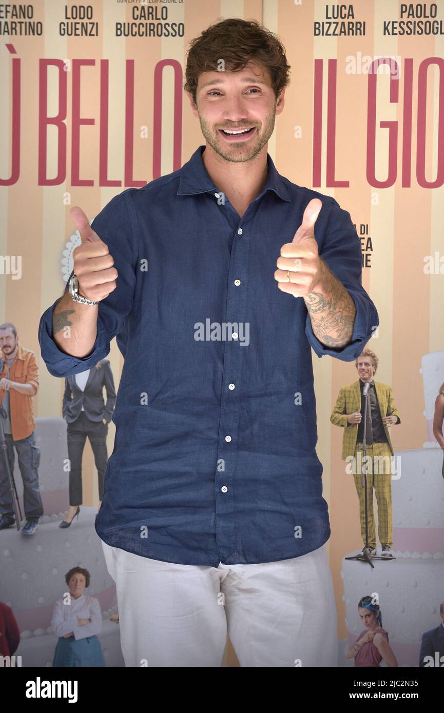 Rome, Italie. 07th juin 2022. Stefano de Martino assister à la photo du film 'il Giorno Più Bello' à l'hôtel NH sur 07 juin 2022 à Rome, Italie. Credit: dpa/Alay Live News Banque D'Images