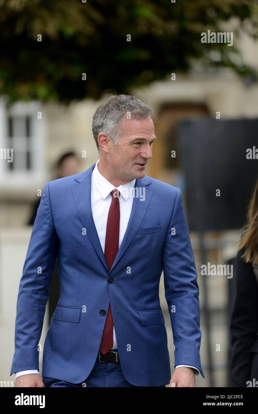 Peter Kyle député (Labor - Hove) Secrétaire d'État fantôme pour l'Irlande du Nord - à Westminster, à être interviewé avant un vote Banque D'Images