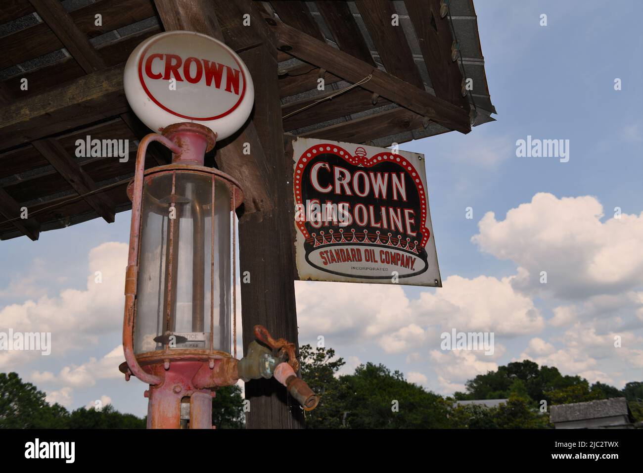 Station-service de Jaber. Banque D'Images