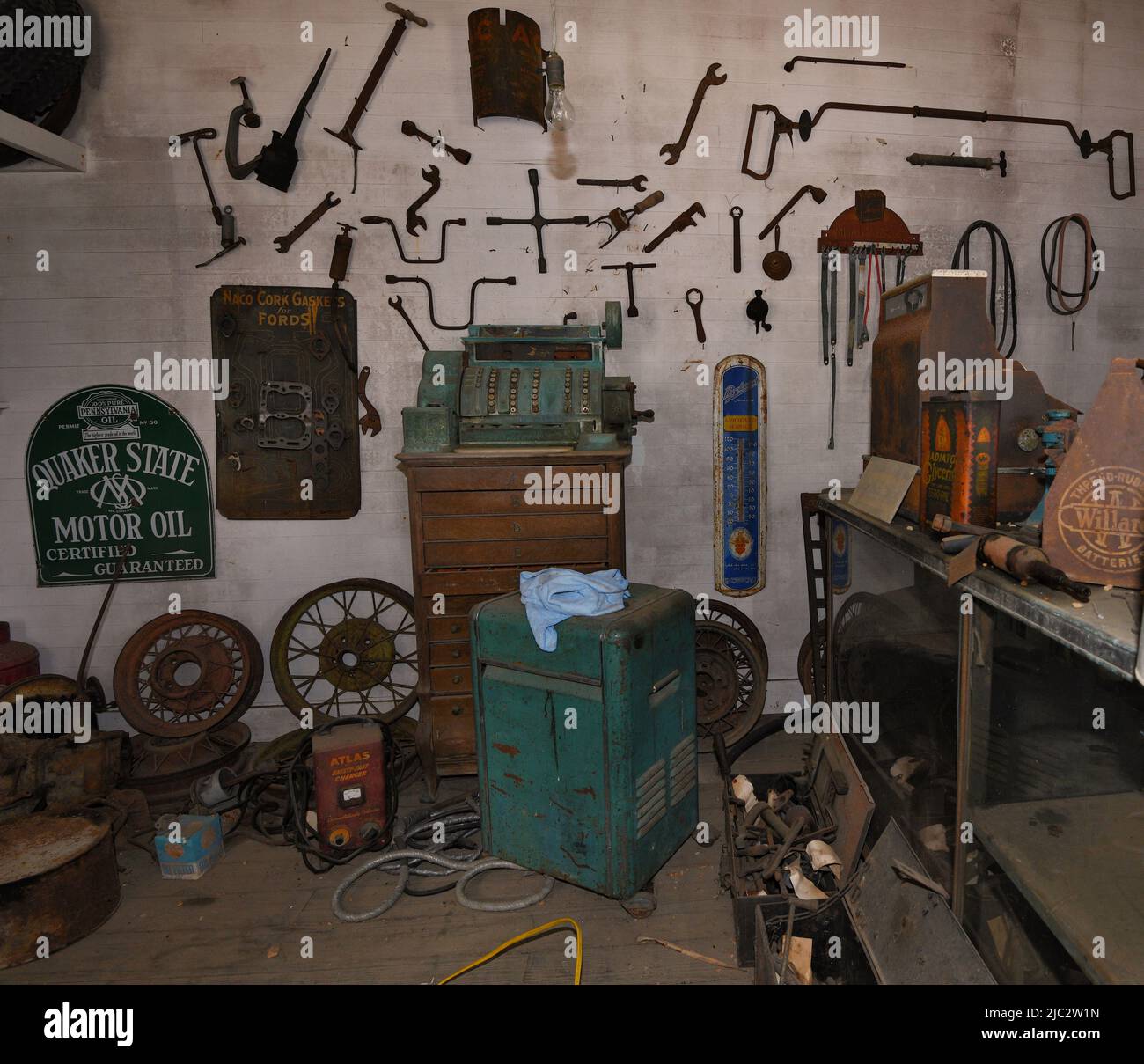 Station-service de Jaber. Banque D'Images