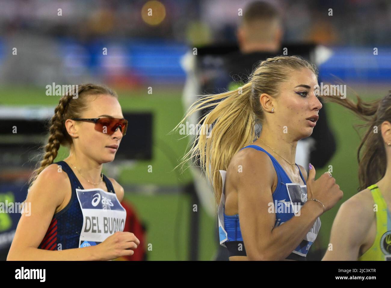 SABBATINI Gaia (ITA) lors du Gala d'Or Pietro Mennea, Diamond League, au Stadio Olimpico, 9th juin 2022, Rome, Italie. Banque D'Images