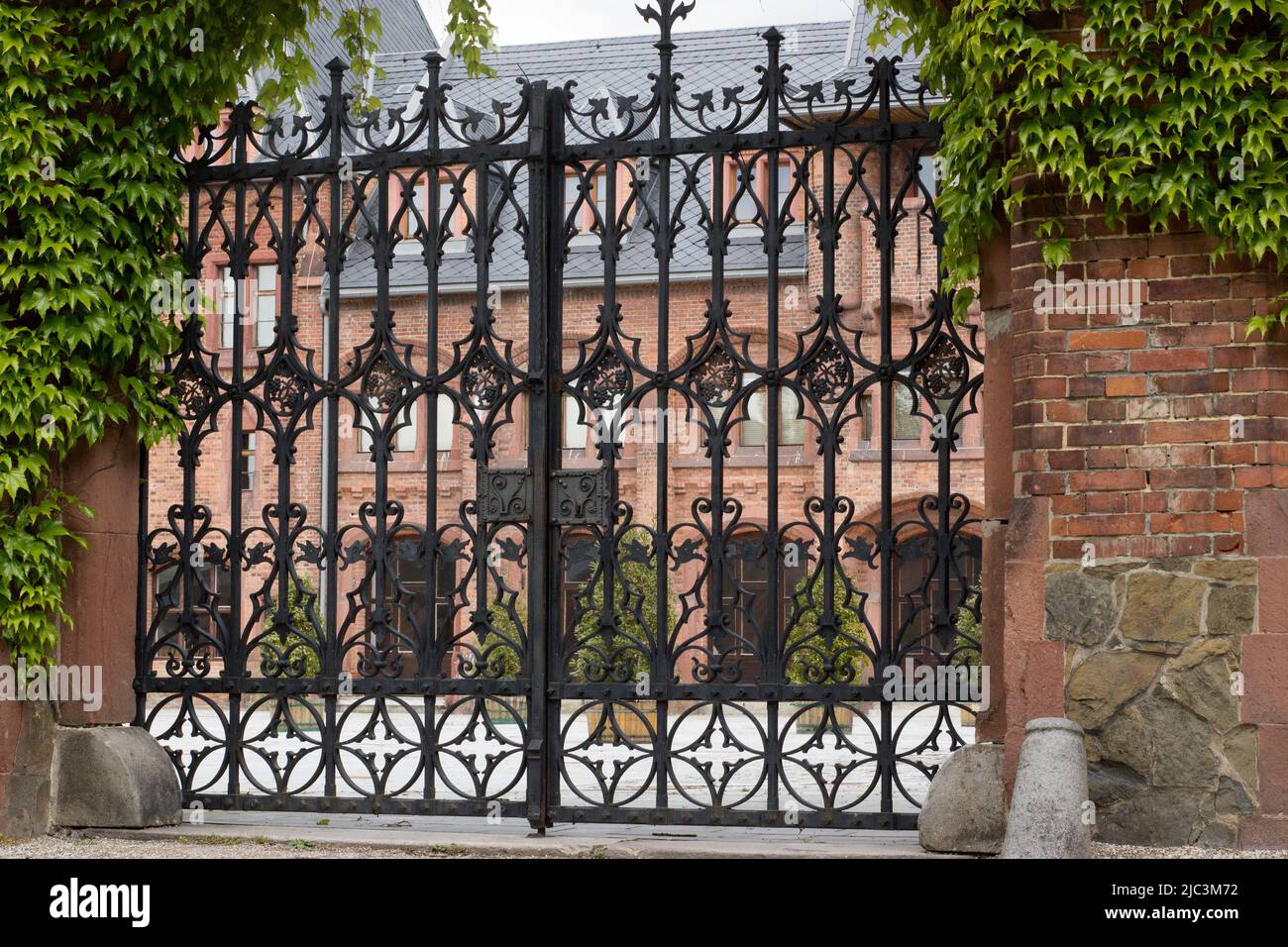 Château de hradec nad moravici en moravie, région d'opava, silésie, république tchèque. Célèbre monument culturel national. Banque D'Images