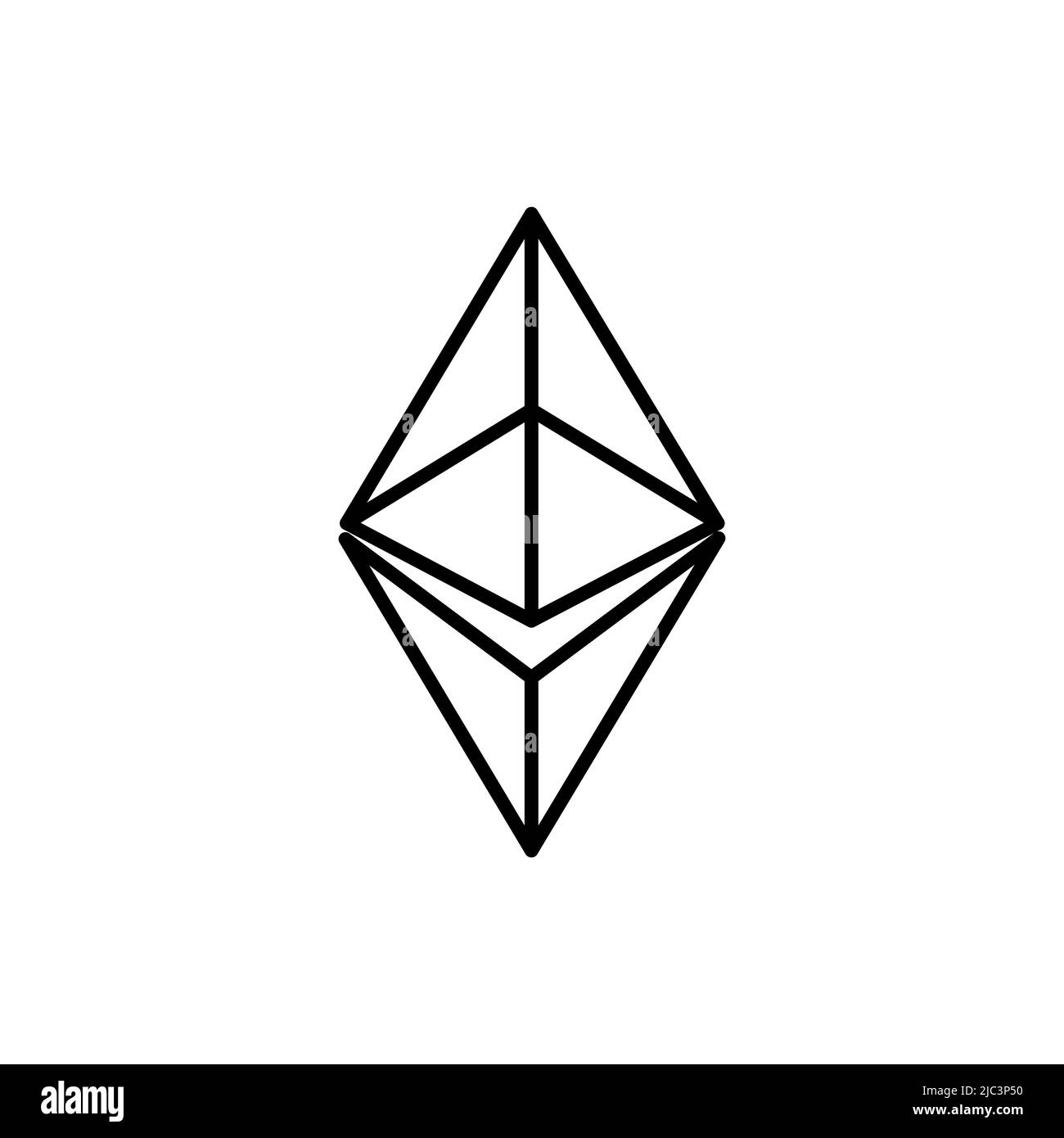 Jeton NFT dans la maquette crypto. Bannière jeton non fongible. Jeton non fongible NFT dans la technologie blockchain dans la crypto numérique art. ERC20 crypto-monnaie et logo d'art Illustration de Vecteur