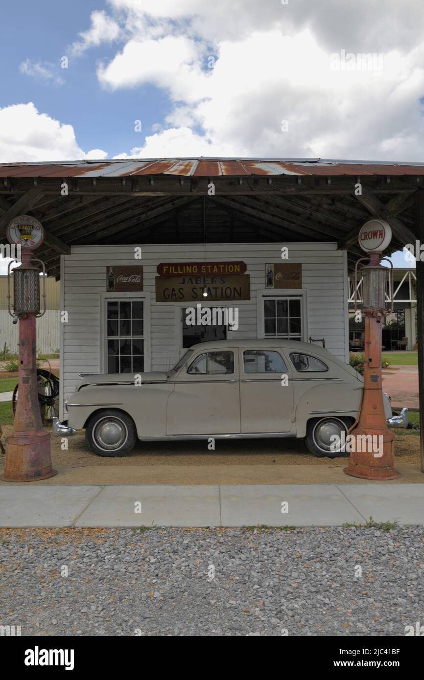 Station-service de Jaber. Banque D'Images