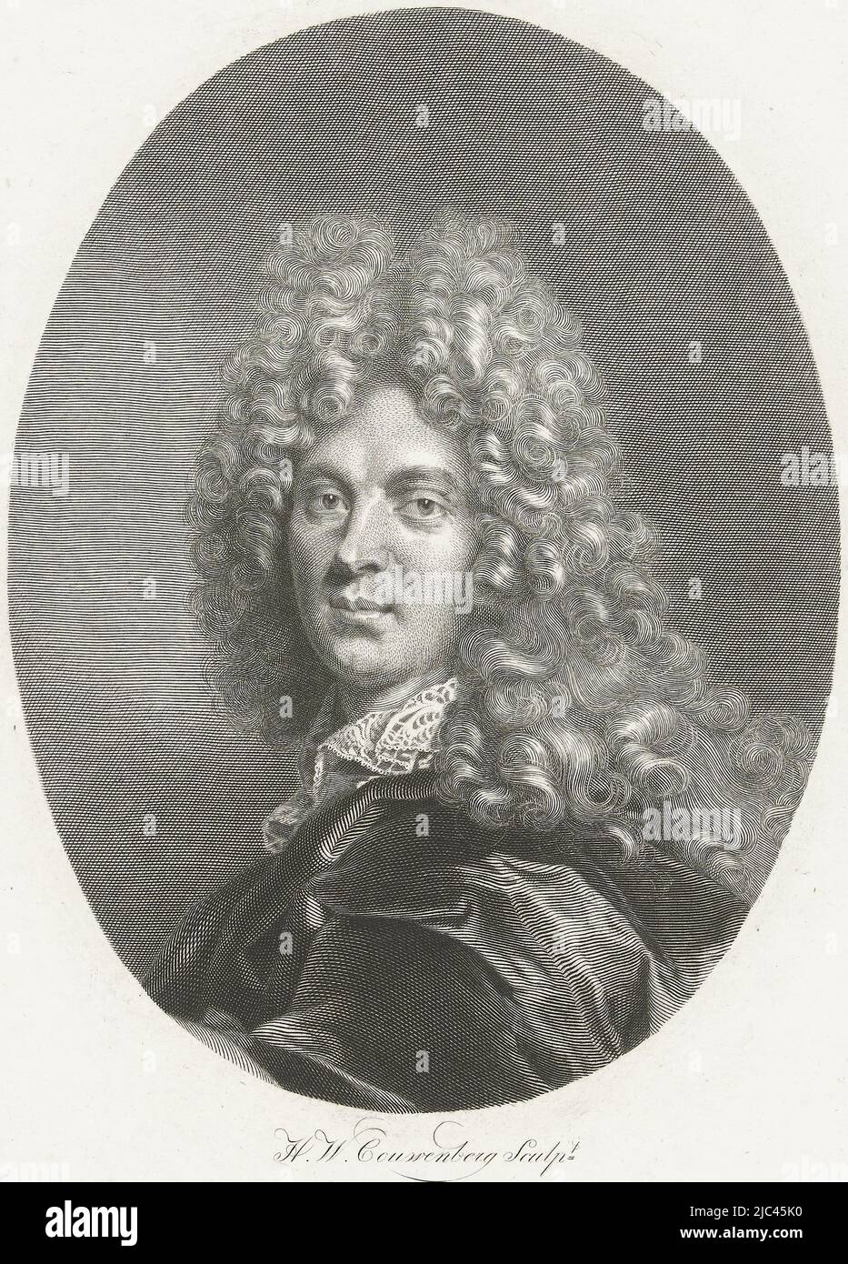 Portrait de Pierre-Vincent Bertin, imprimerie: Henricus Wilhelmus Couwenberg, (mentionné sur l'objet), Amsterdam, 1829 - 1845, papier, gravure, h 267 mm - l 204 mm Banque D'Images
