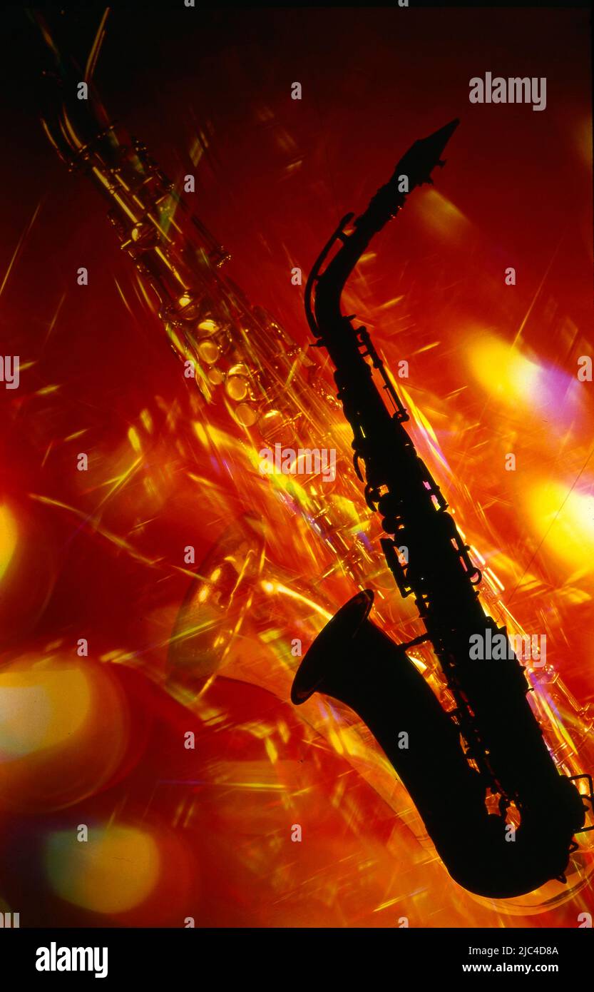 Saxophone, instrument de musique, saxophones, instrument de musique Banque D'Images