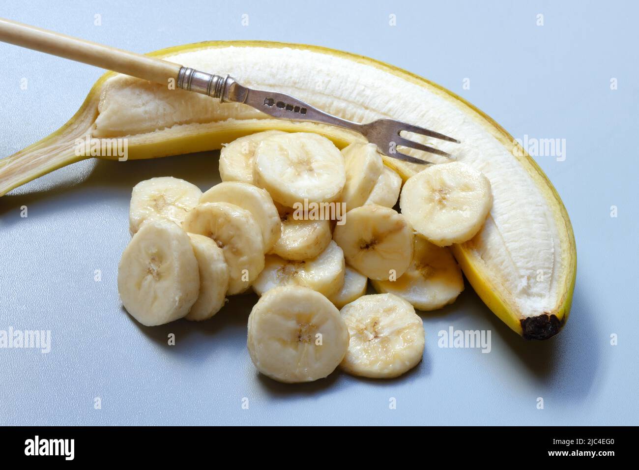 vue de dessus de bananes fraîches 17442926 Photo de stock chez