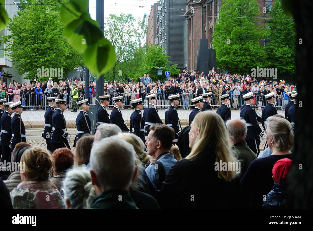 Défilé militaire Helsinki 2022 Banque D'Images Défilé militaire Helsinki 2022 Banque D'Images