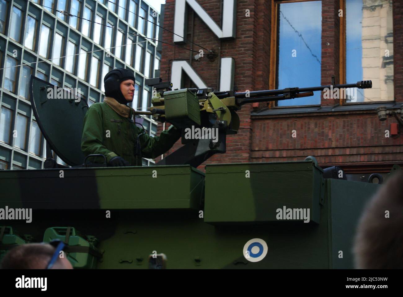Défilé militaire Helsinki 2022 Banque D'Images Défilé militaire Helsinki 2022 Banque D'Images