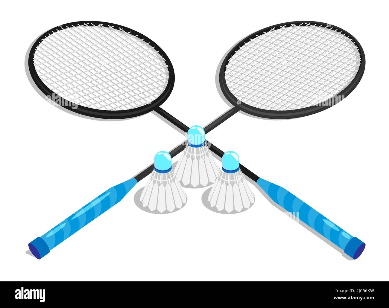 Ensemble de Badminton Portable COSTWAY-Filet,2 Raquettes,2 Volants-270 x 33,5 x 160 cm-Etui de Rangement-Tuyaux Métalliques-Bleu - Sport