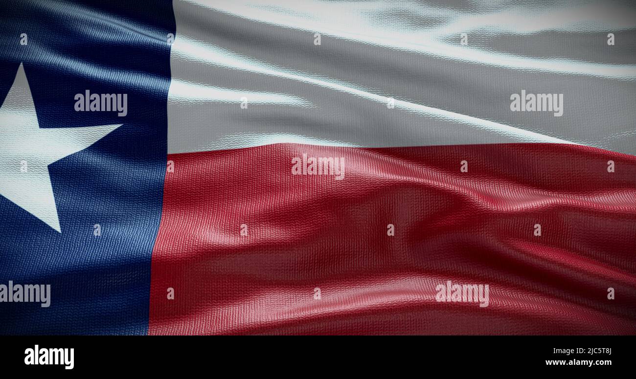 Illustration d'arrière-plan du drapeau d'état du Texas, toile de fond du symbole des États-Unis Banque D'Images