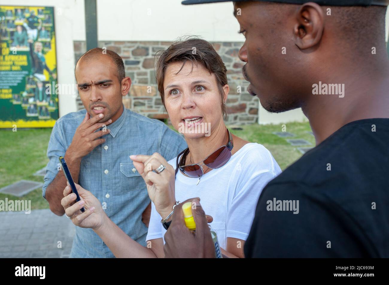 Leadership in Motion : guider l'équipe vers l'avant Banque D'Images