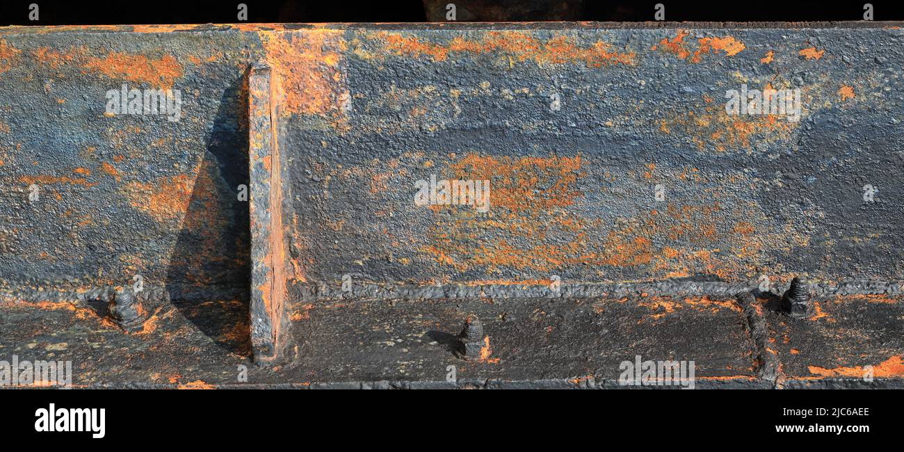 texture métallique rouillée. Corrosion du métal. Rouille et corrosion ...
