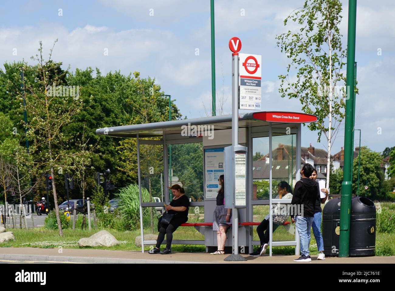 Londres, Royaume-Uni. 10th juin 2022. Arrêt de bus Lea Bridge Road à Leytonstone, Londres, Royaume-Uni. - 10 juin 2022. Crédit : voir Li/Picture Capital/Alamy Live News Banque D'Images