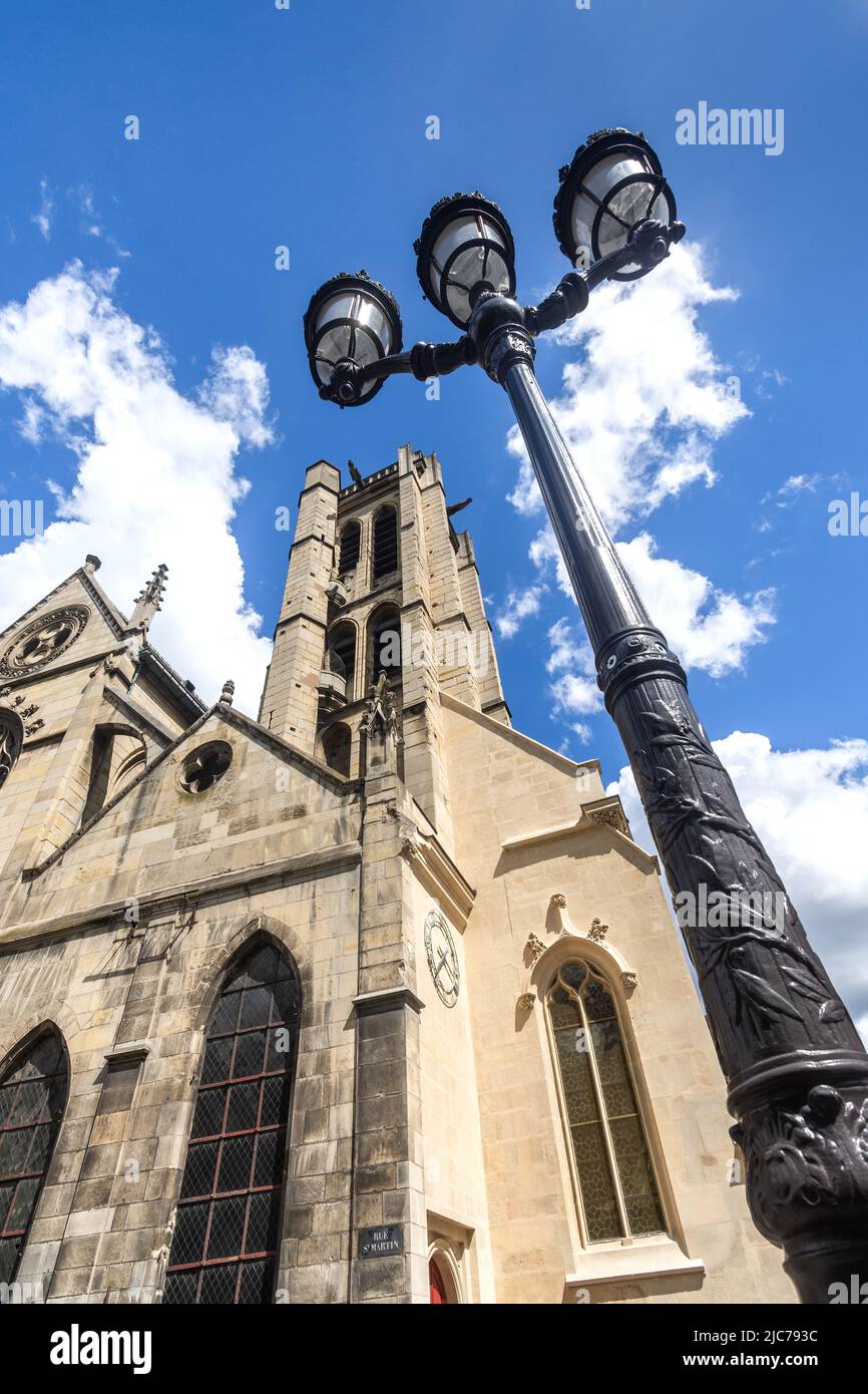 15/16C Église Saint-Nicolas-des-champs, Paris 3, France. Banque D'Images
