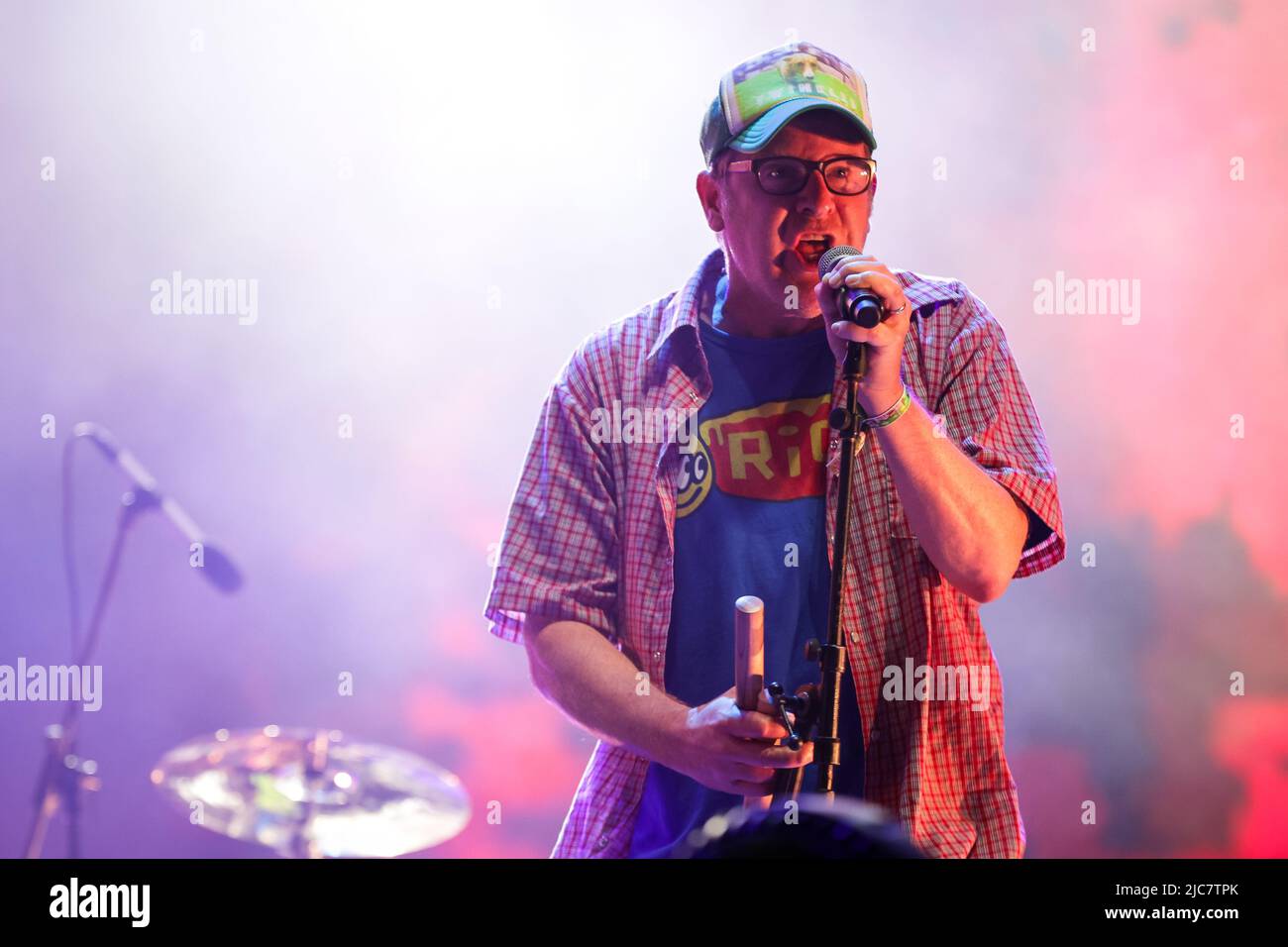 Bob Nastanovich American Indie Rock Band Pavement En Scene Sur Le Pas De Nos Pendant Le Son Primavera De Nos 22 Sur 10 Juin 22 A Porto Portugal Photo Stock Alamy