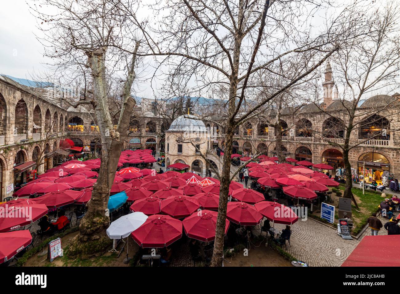 BURSA, TURQUIE - 6 MARS 2022 : Koza Han à Bursa, Turquie. Banque D'Images