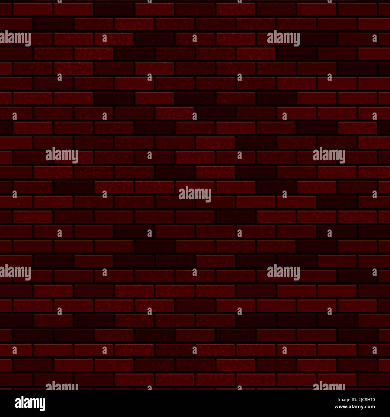 Texture de mur de briques réaliste vectoriel. Briques carré sombre composition. Illustration de Vecteur