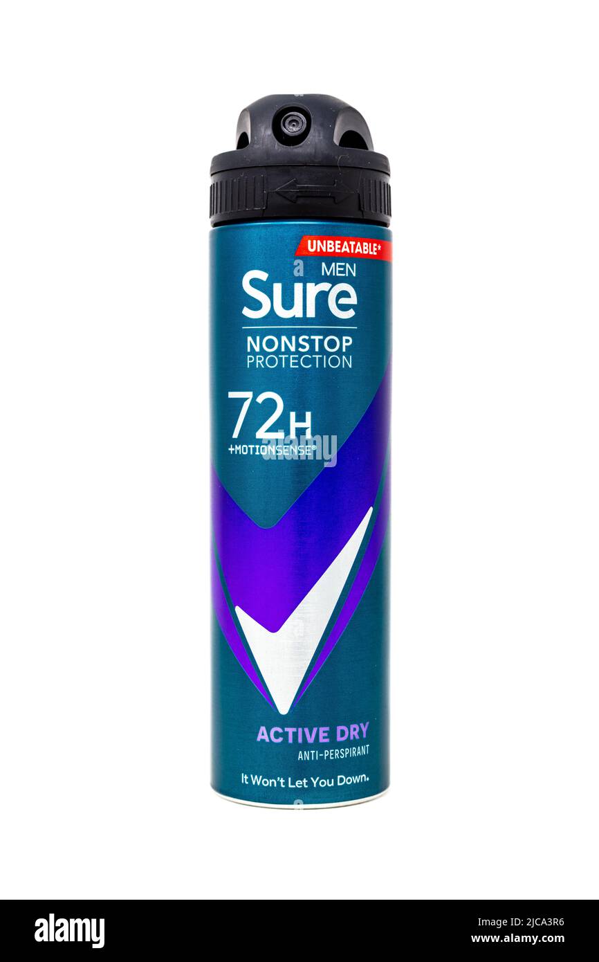 Sure Men 72H Active Dry antisudorifique Banque D'Images