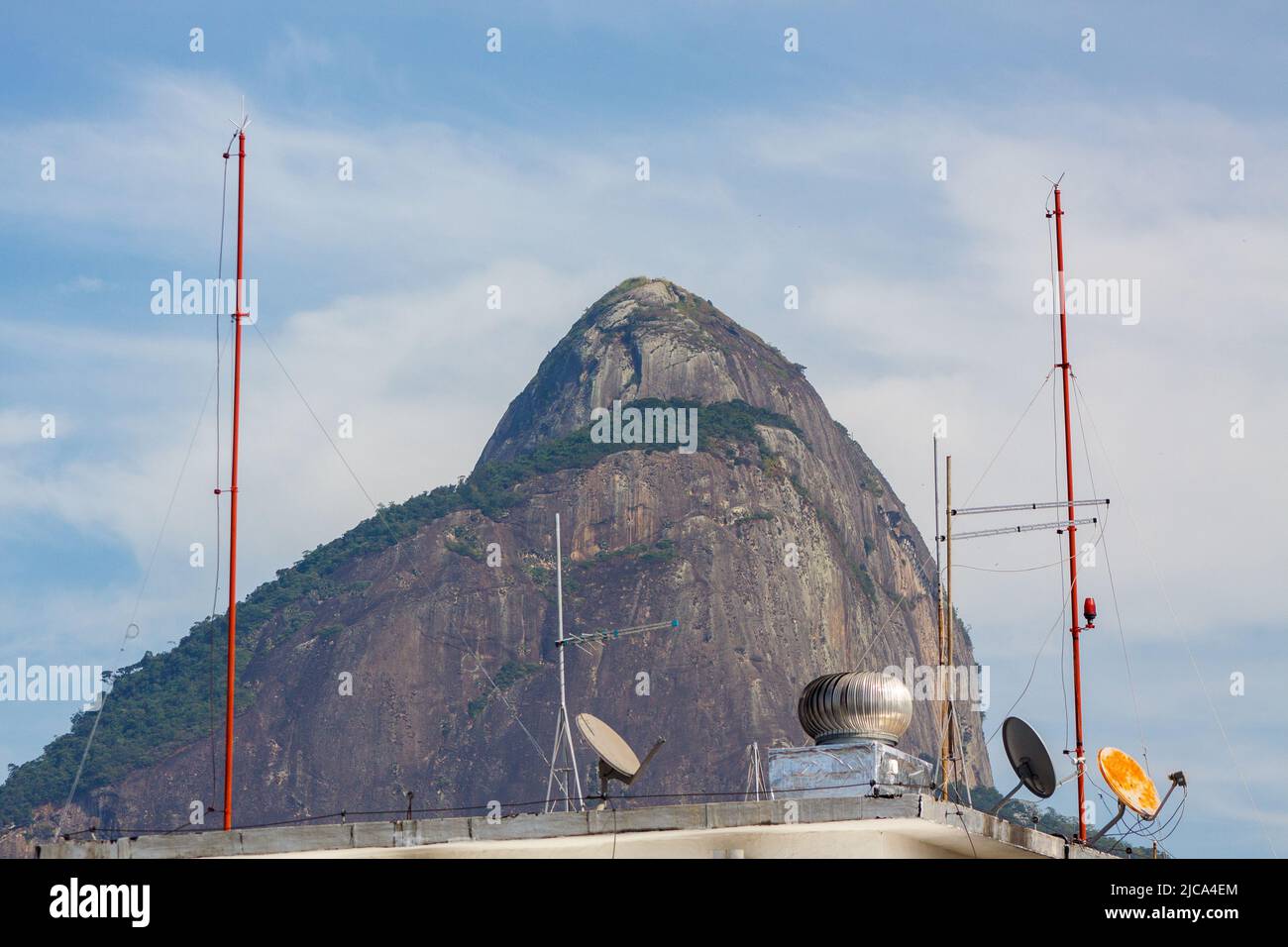 Two Hill Brother à Rio de Janeiro. Banque D'Images