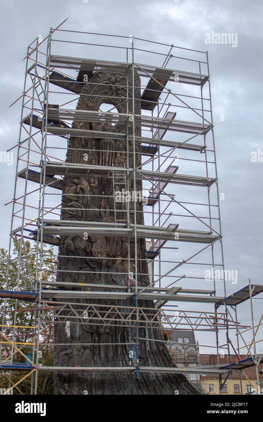 Restauration des monuments dans la vague de Lviv du renouveau national Banque D'Images