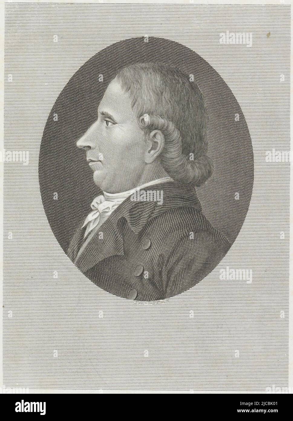 Portrait du prêtre et scientifique Barnaba Oriani Portraits de célèbres Italiens en ovales , imprimerie: Niccolò Bettoni, (mentionné sur l'objet), Italie, 1800 - 1899, papier, gravure, h 339 mm - l 251 mm Banque D'Images