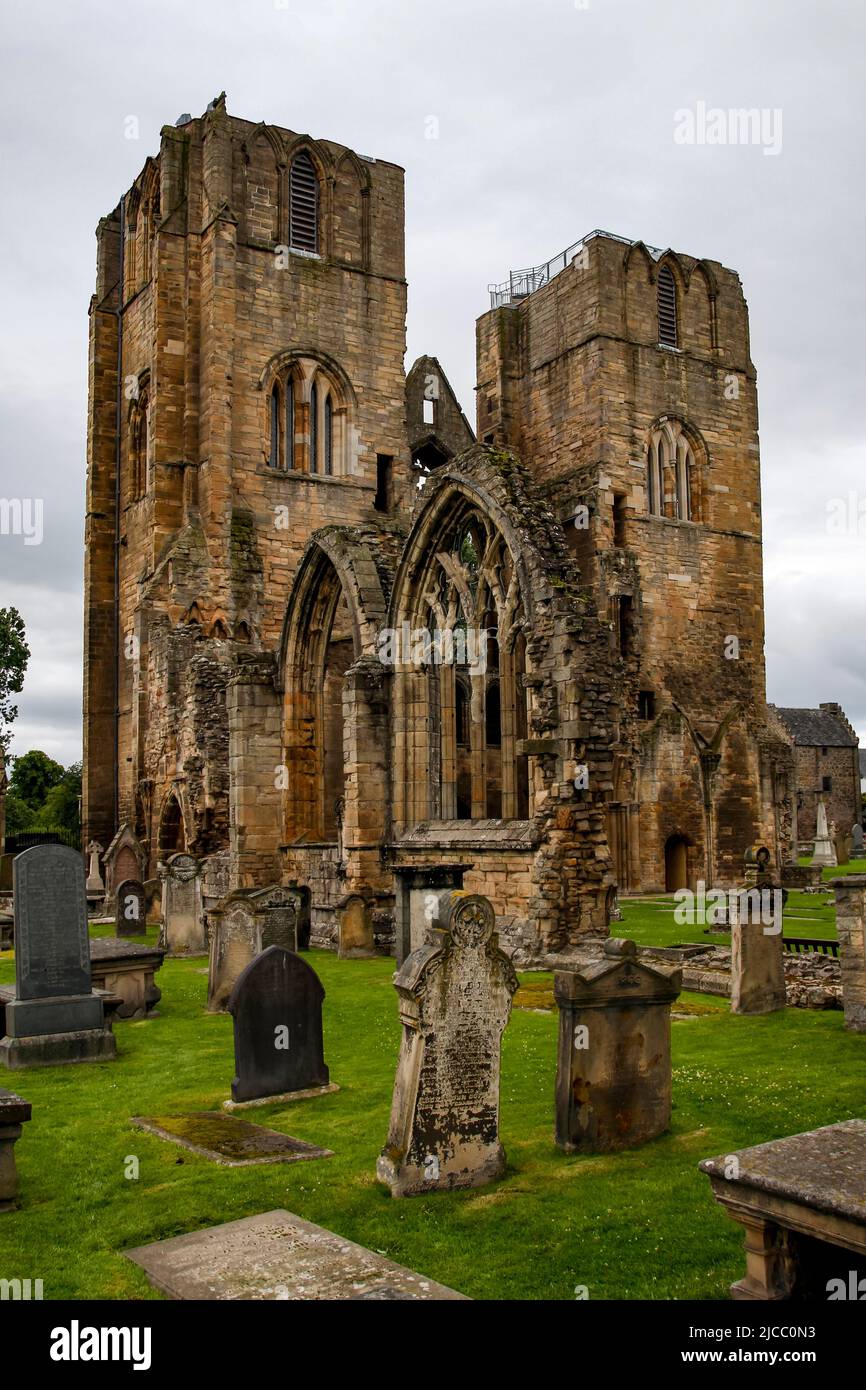 La cathédrale d'Elgin est une ruine historique à Elgin, Moray, au nord-est de l'Écosse Banque D'Images