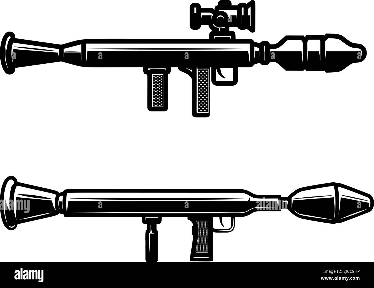 Illustration du lanceur Grenade . Élément de conception pour logo, étiquette, signe, emblème. Illustration vectorielle Illustration de Vecteur