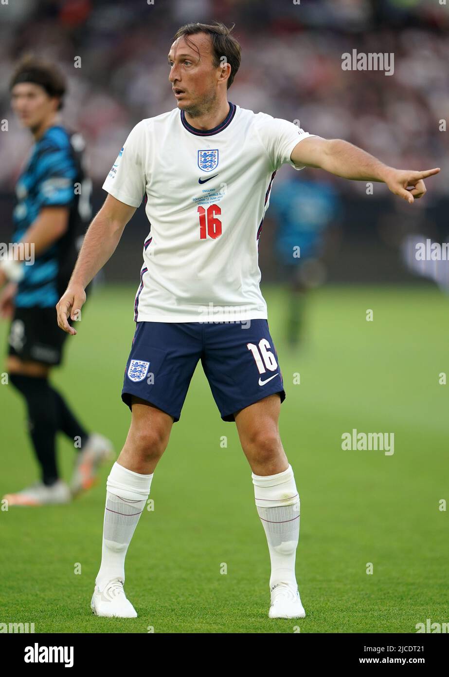 Mark Noble d'Angleterre pendant le match de football de l'UNICEF au London Stadium, Londres. Date de la photo: Dimanche 12 juin 2022. Banque D'Images