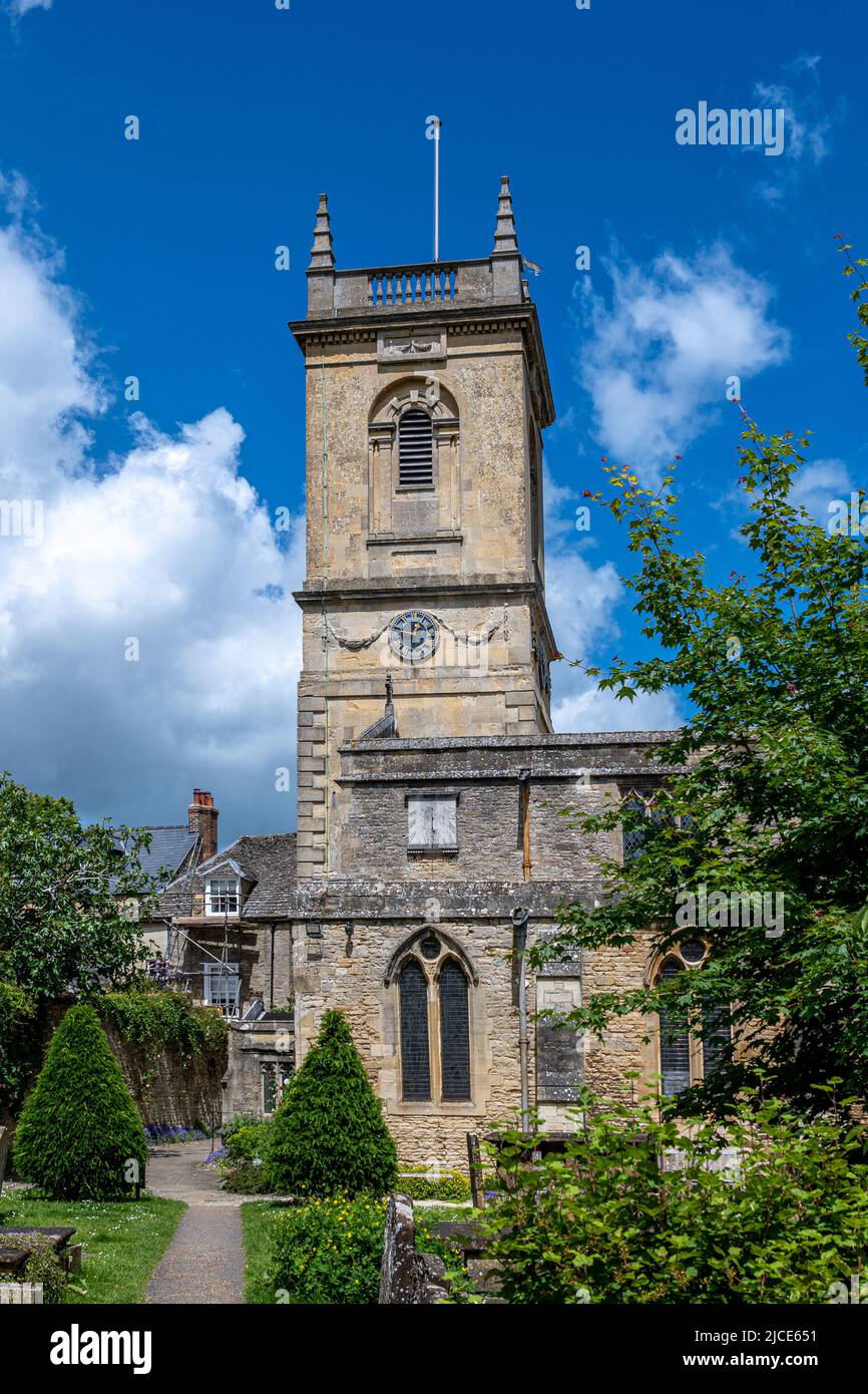 Église Sainte-Marie-Madeleine à Woodstock, Oxfordshire, Angleterre Banque D'Images