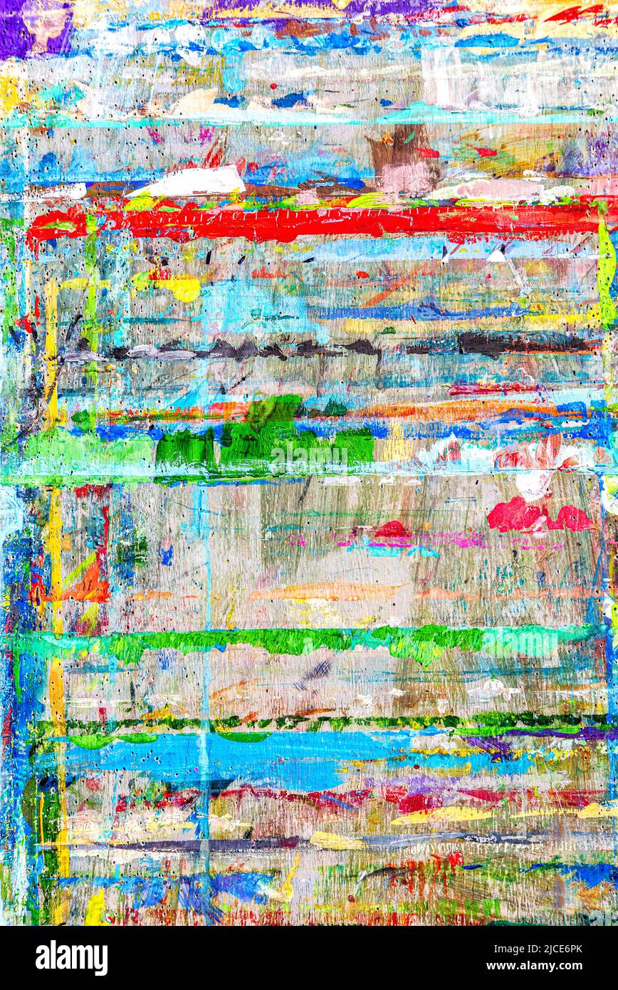 Arrière-plan abstrait de peintures étalées comme texture pour le design. Des peintures à l'huile de couleurs différentes comme arrière-plan créatif Banque D'Images
