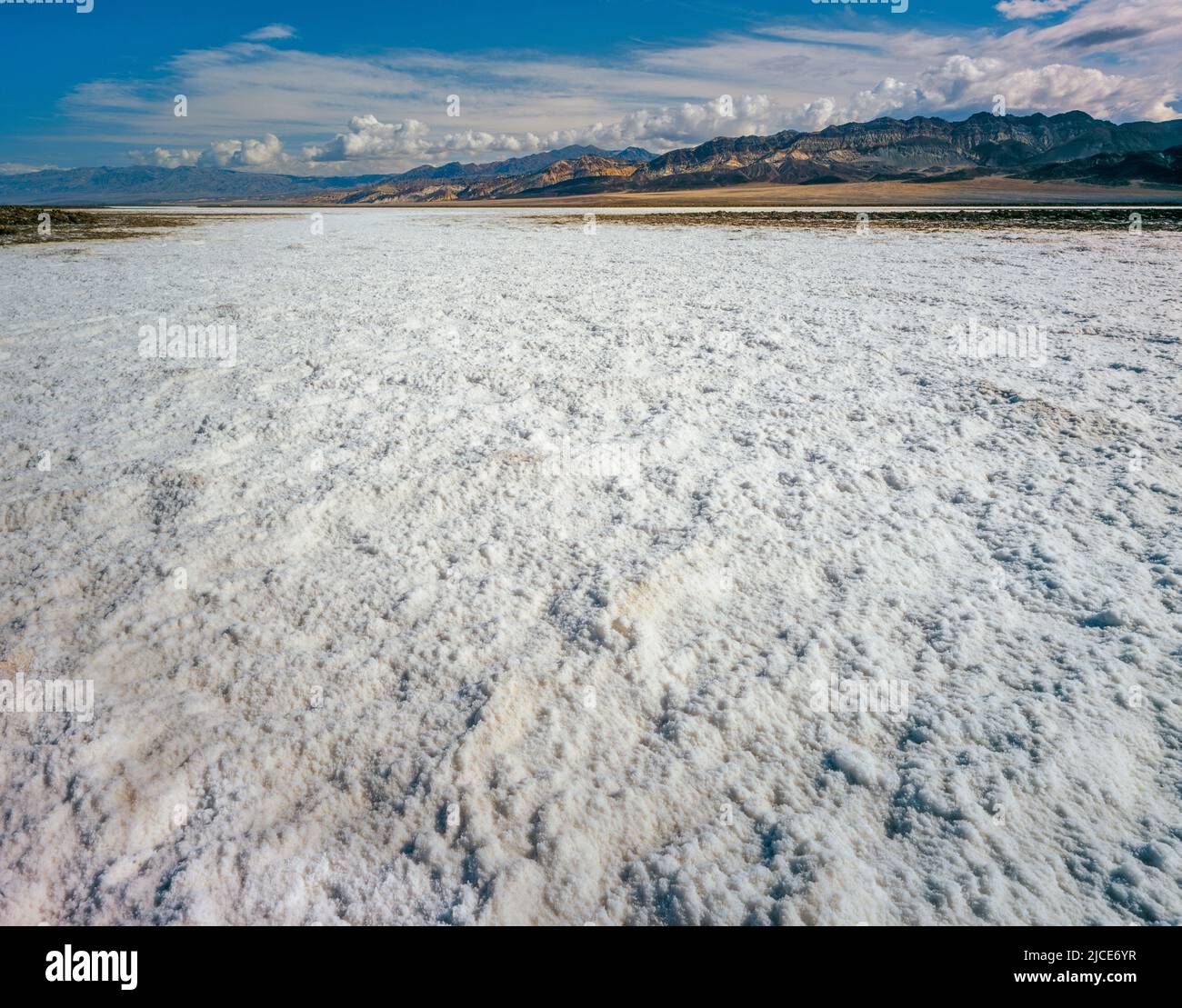 Salt Flats, Death Valley National Park, Californie Banque D'Images