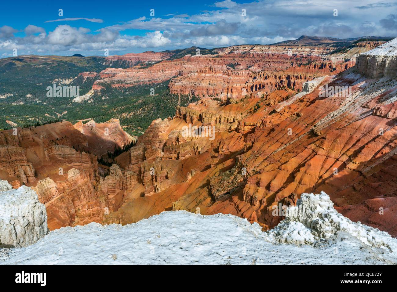 Les formations de grès, Cedar Breaks National Monument (Utah) Banque D'Images