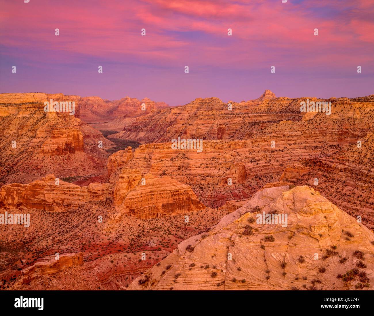 Le petit Grand Canyon, San Rafael Swell, Utah Banque D'Images