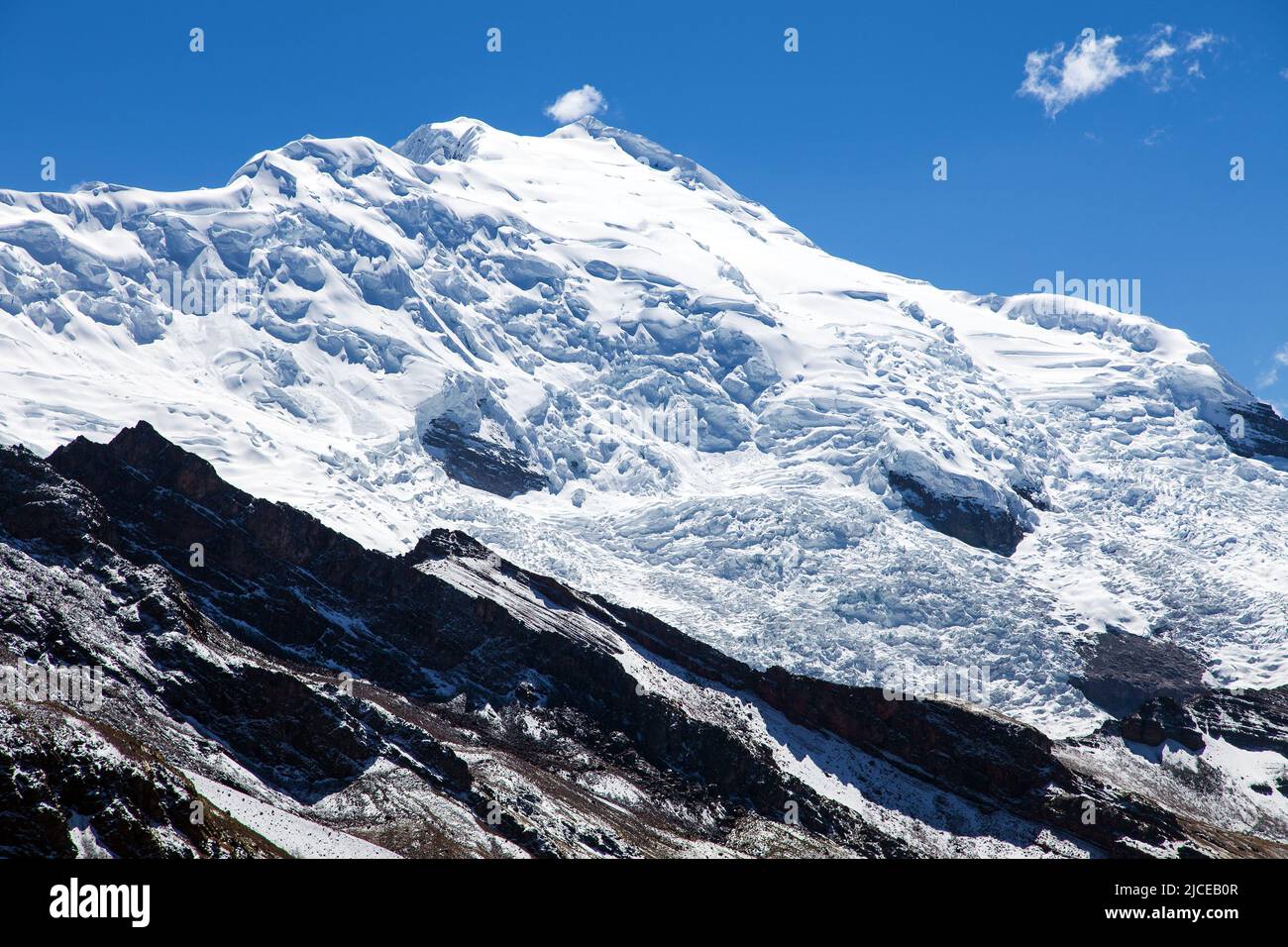 Randonnée Ausangate trekking Trail, circuit Ausangate, Cordillera Vilcanota, région de Cuzco, Pérou, paysage péruvien des Andes, Amérique du Sud Banque D'Images