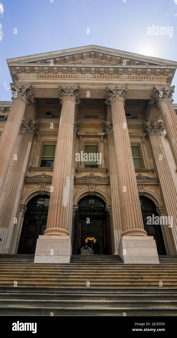 NEW YORK, NY, Etats-Unis - 9 JUIN 2022 : immeuble du palais de justice du comté de New York sur Chamber Street. Construction 1861- 1881 Banque D'Images