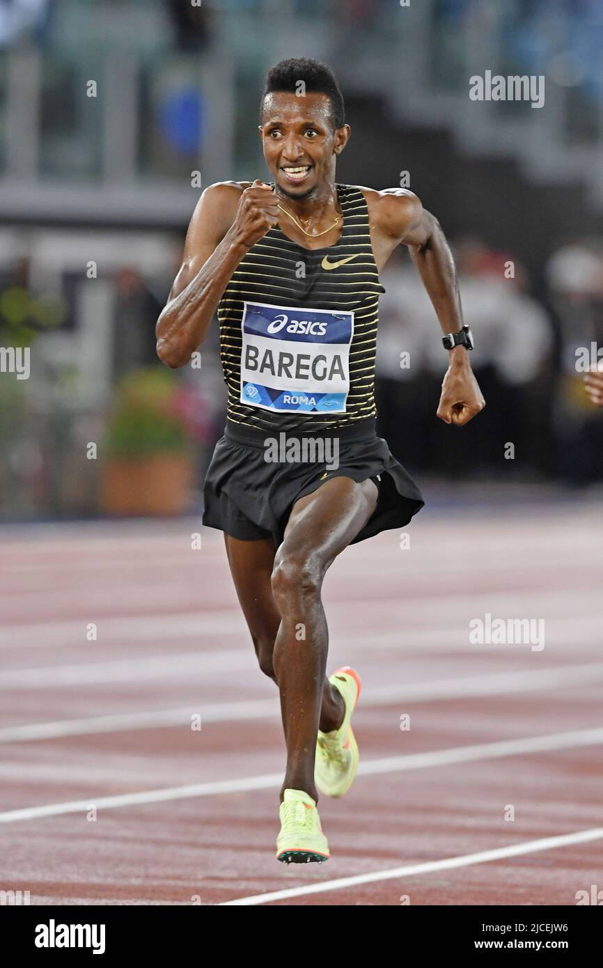 Selemon Barega (ETH) se classe quatrième du 5 54 m en 12:87lors du 42e Gala d’Or Pietro Menena lors d’une réunion de la Wanda Diamond League à Olympic Sta Banque D'Images