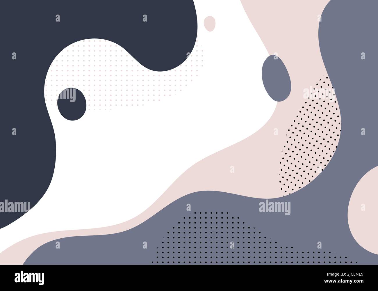 Modèle abstrait de forme organique motif décoratif. Arrière-plan de maquette de modèle. Vecteur Illustration de Vecteur