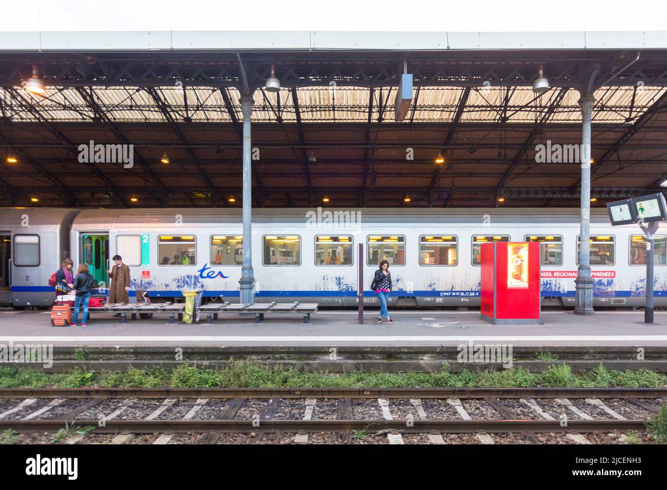 La gare Matabiau à Toulouse, France Banque D'Images
