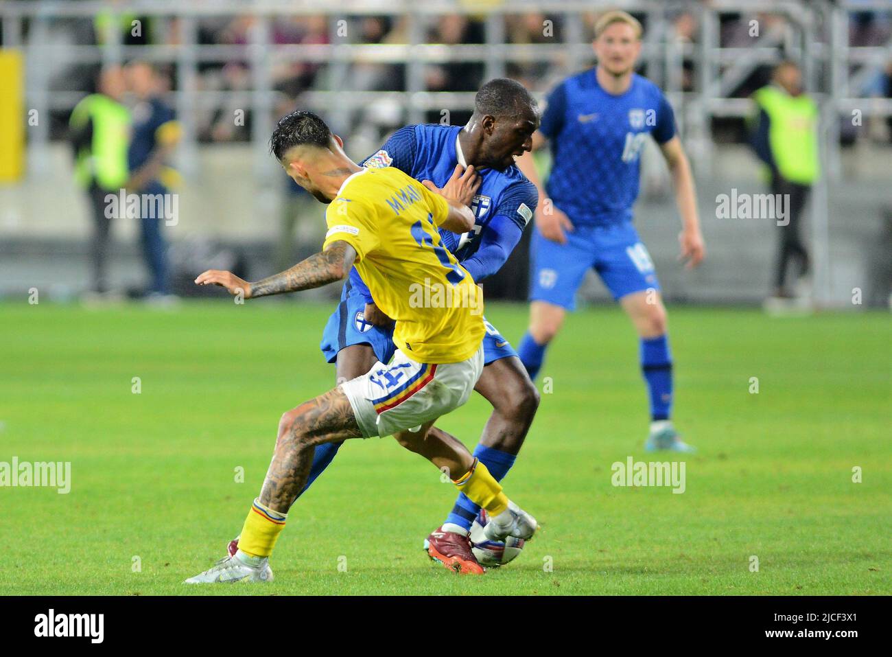 Photos de Roumanie contre Finlande , Bucarest 11.06.2022 , UEFA Nations League 2022,Cristi Stavri Banque D'Images