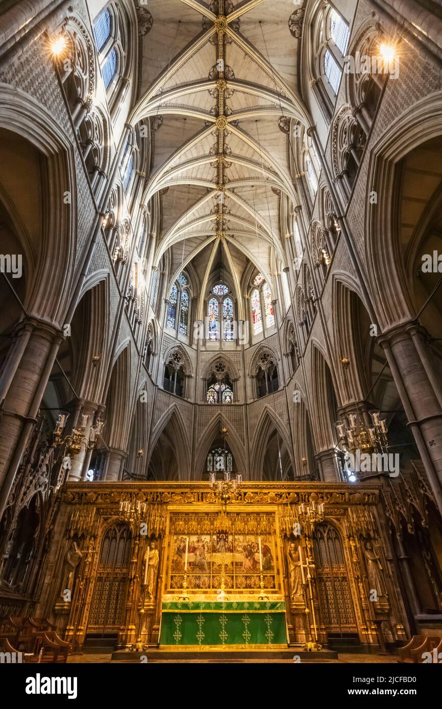 Angleterre, Londres, Westminster Abbey, The Choir Banque D'Images