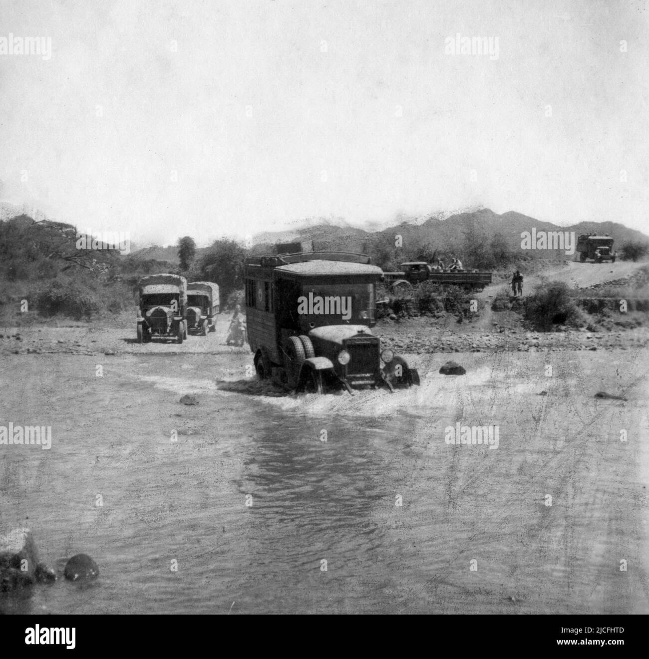 Éthiopie, guerre de l'Éthiopie 1935, Dessiè Banque D'Images