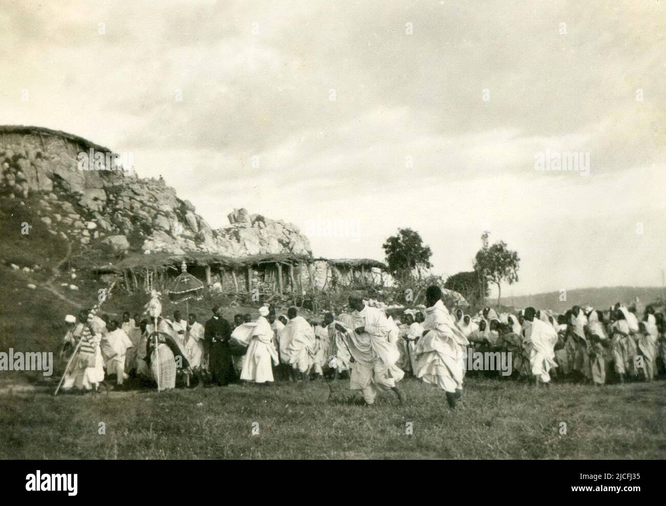 Éthiopie, guerre de l'Éthiopie 1935, Dessiè, festival abyssinien Banque D'Images